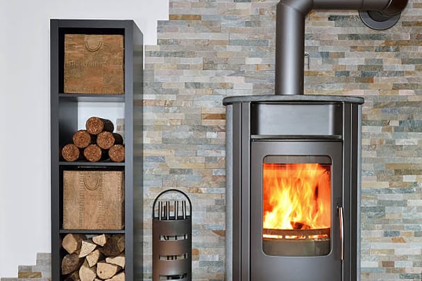 Full-wood stove service